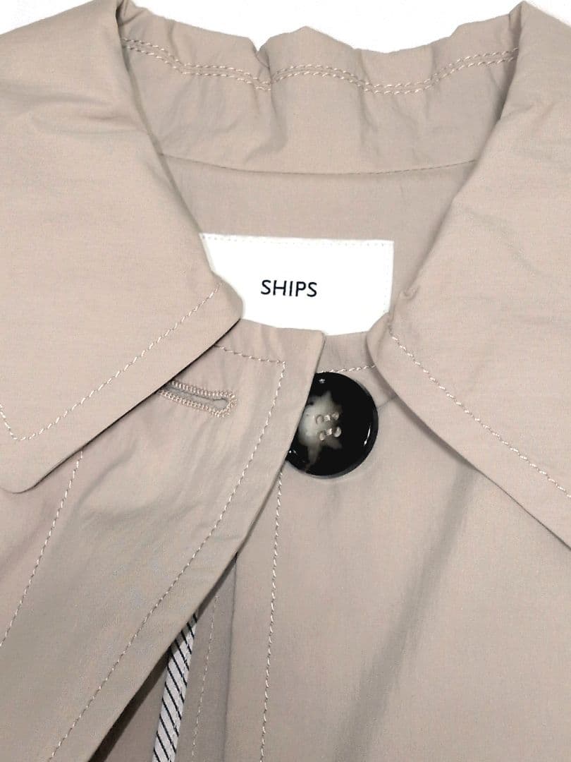 シップス　SHIPS　ロング ステンカラー コート 24SS