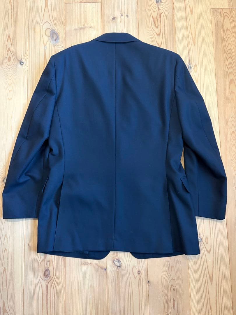 【美品】BURBERRY 2B テーラードジャケット 紺ブレザー