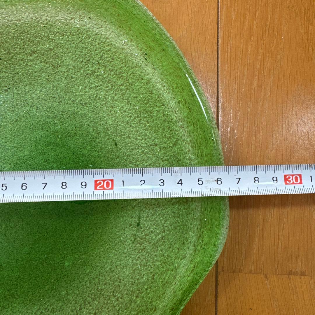 稲嶺盛吉　琉球ガラス　ガラス皿