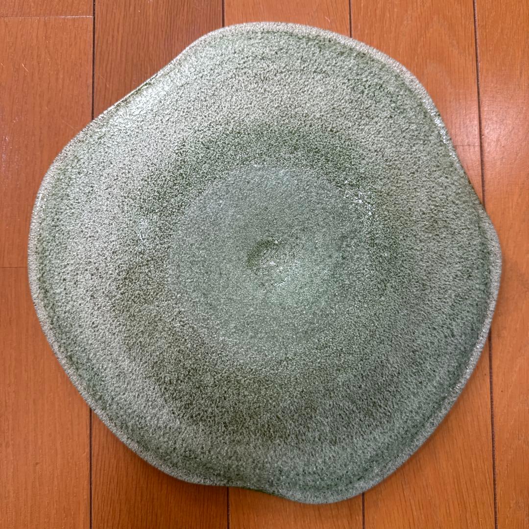 稲嶺盛吉　琉球ガラス　ガラス皿