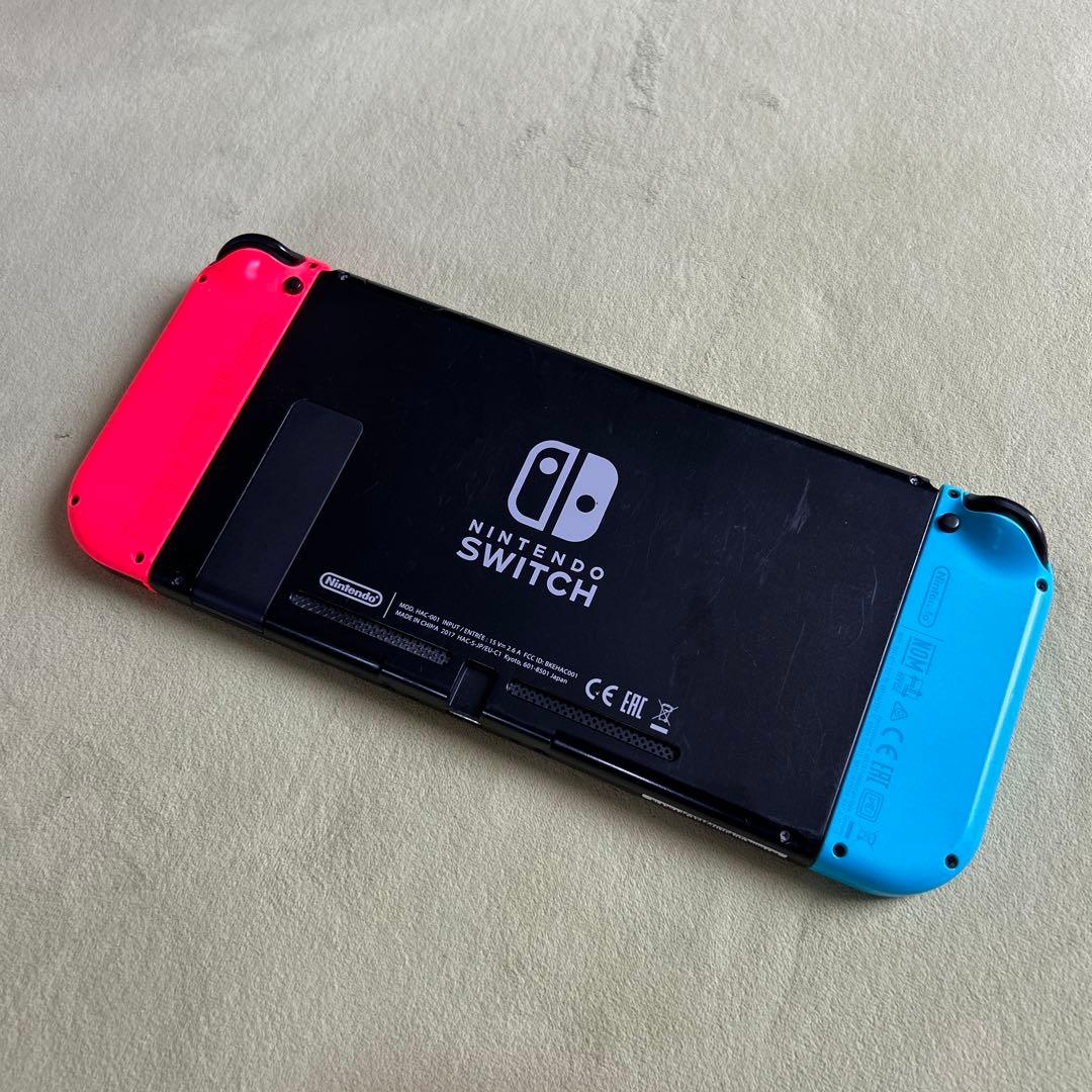 Nintendo Switch 本体 青・赤 箱付き