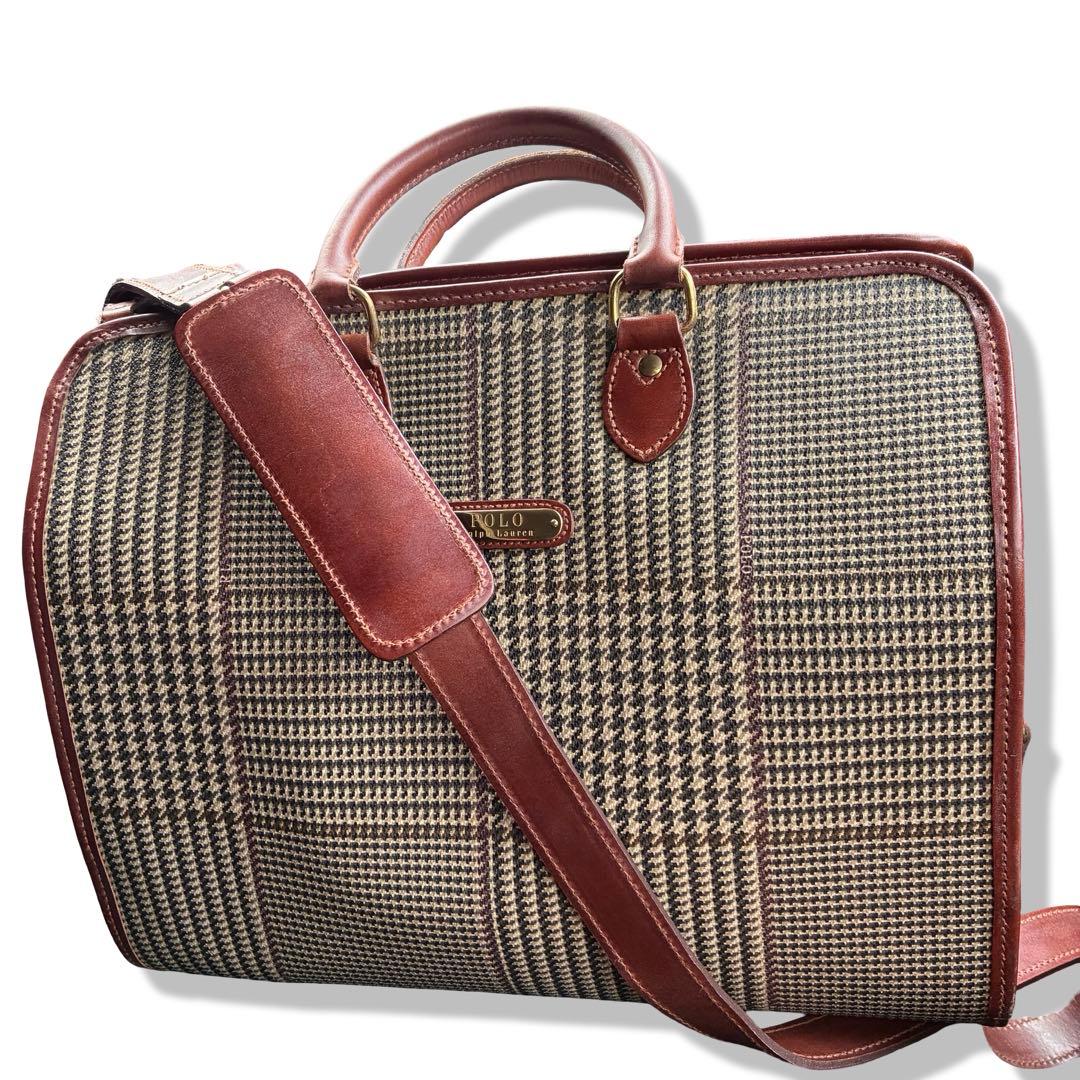 バッグ POLORALPHLAUREN 2way bostonbag check y2k