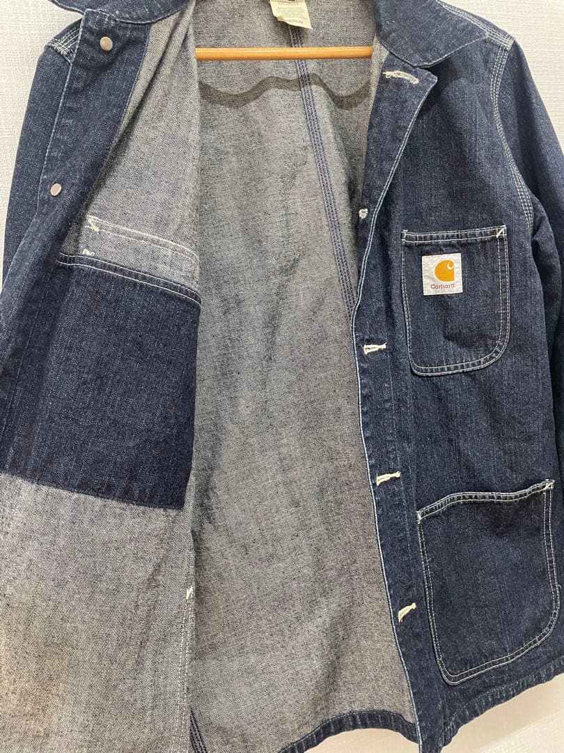 値引き交渉OK！ Carhartt デニム ミシガン カバーオール Mサイズ