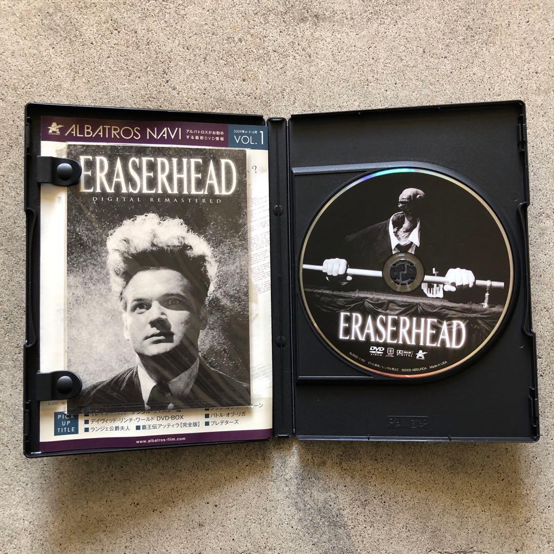 激レアポストカード付！限定版ERASERHEAD DVD