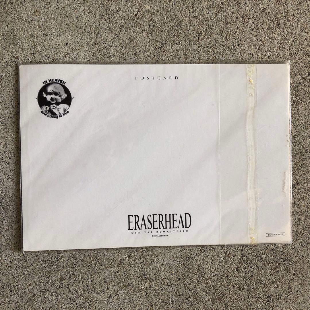 激レアポストカード付！限定版ERASERHEAD DVD