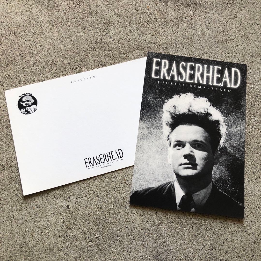 激レアポストカード付！限定版ERASERHEAD DVD