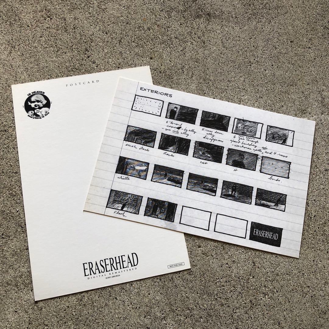 激レアポストカード付！限定版ERASERHEAD DVD