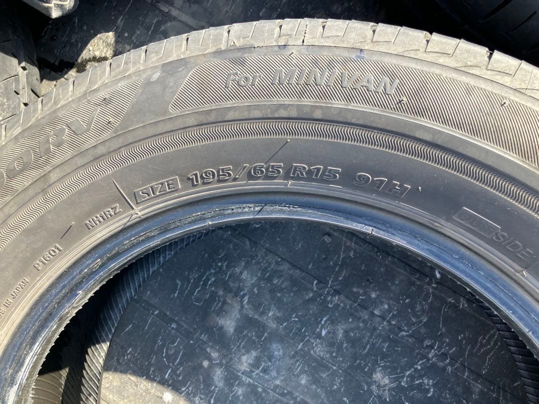 バリ山ブリヂストン エコピア NH100 195/65R15 91H 21年製造