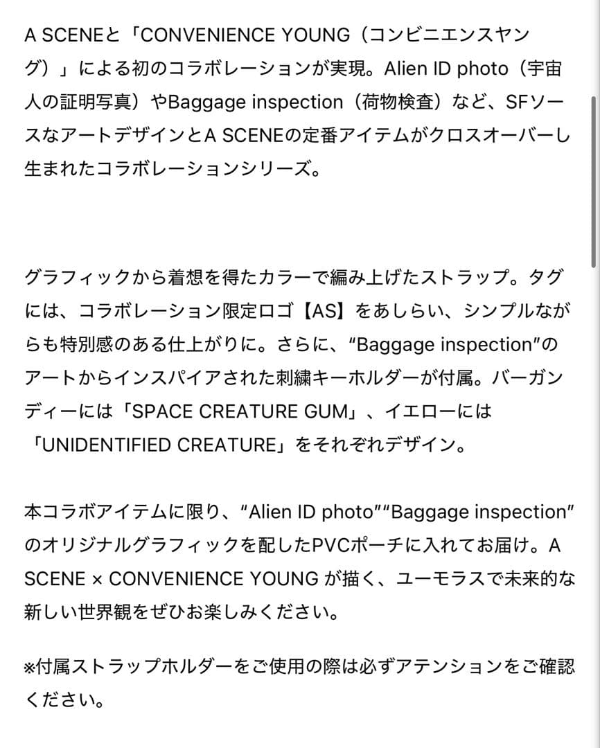 スマホアクセサリー A SCENE CONVENIENCE YOUNG