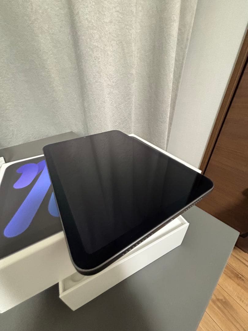 iPad mini 第6世代/スペースグレー本体/充電器付き/最大容量100%