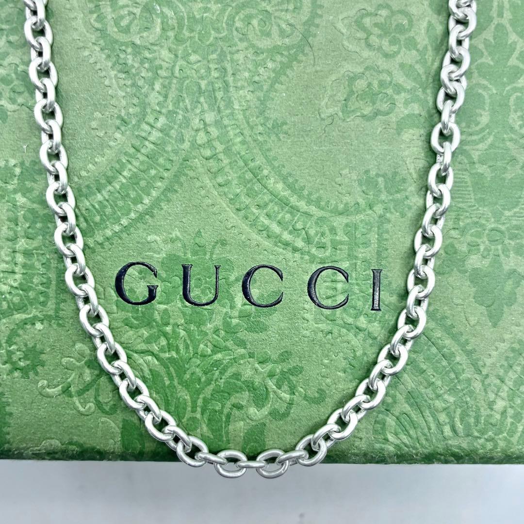 GUCCI グッチ　あずきチェーンのみ　ネックレス　50cm　留め具訳あり