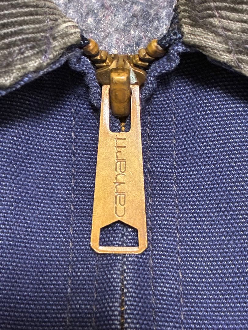 Carhartt デトロイトジャケット 星タグ ネイビー USA製 実寸M