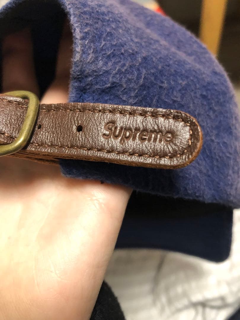 帽子 Supreme Washed Flannel 6-Panel Cap 23FW