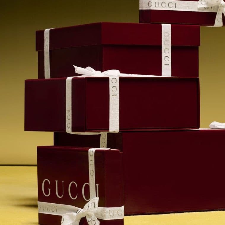 ❤新品箱袋付き❤GUCCI マフラー ショール スカーフ❤レッド❤