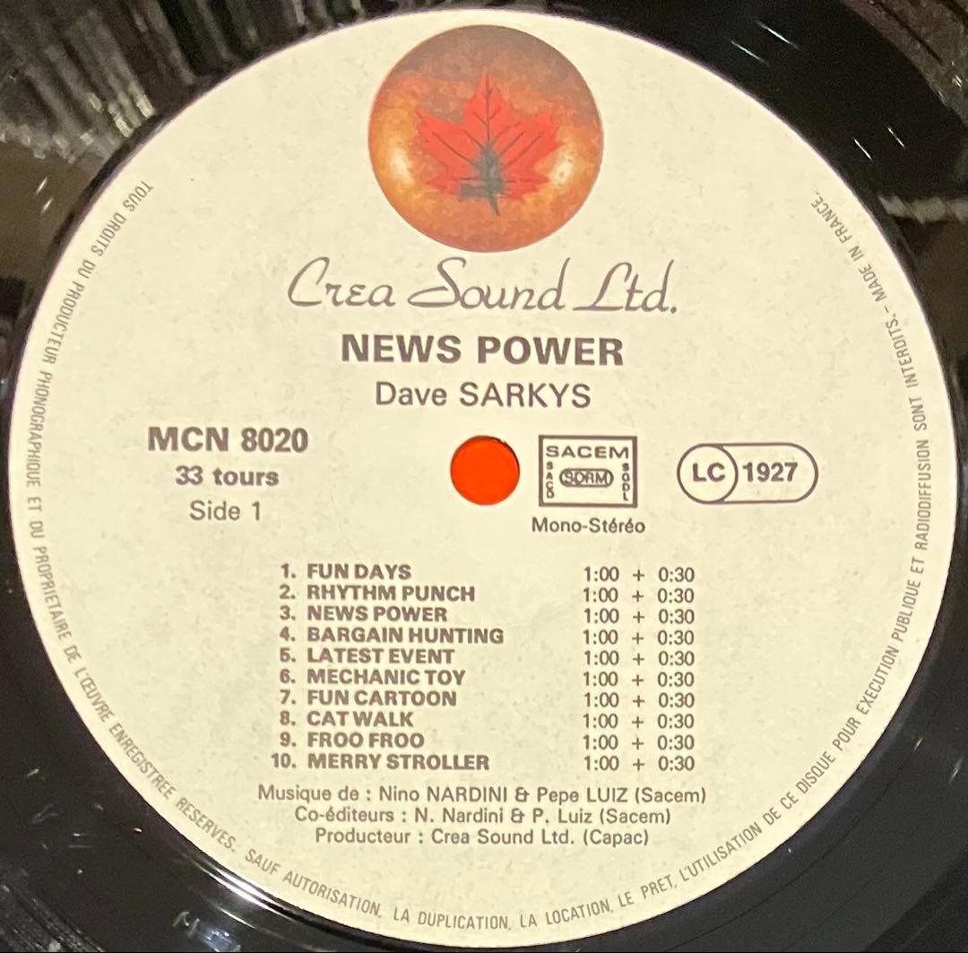 Dave Sarkys - News Power エクスペリメンタル