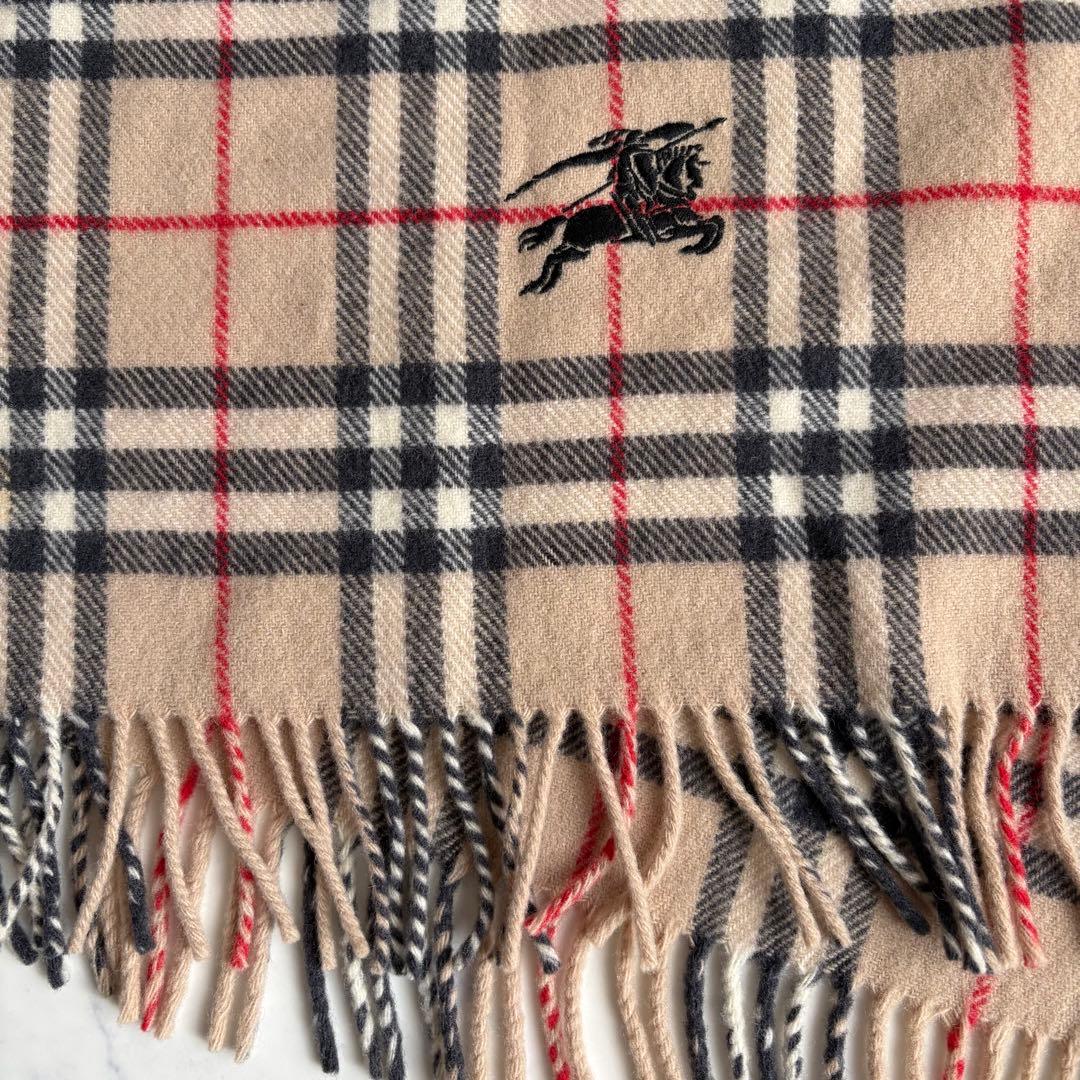 美品 BURBERRY LONDON ブランケット ノバチェック 膝掛け 大判