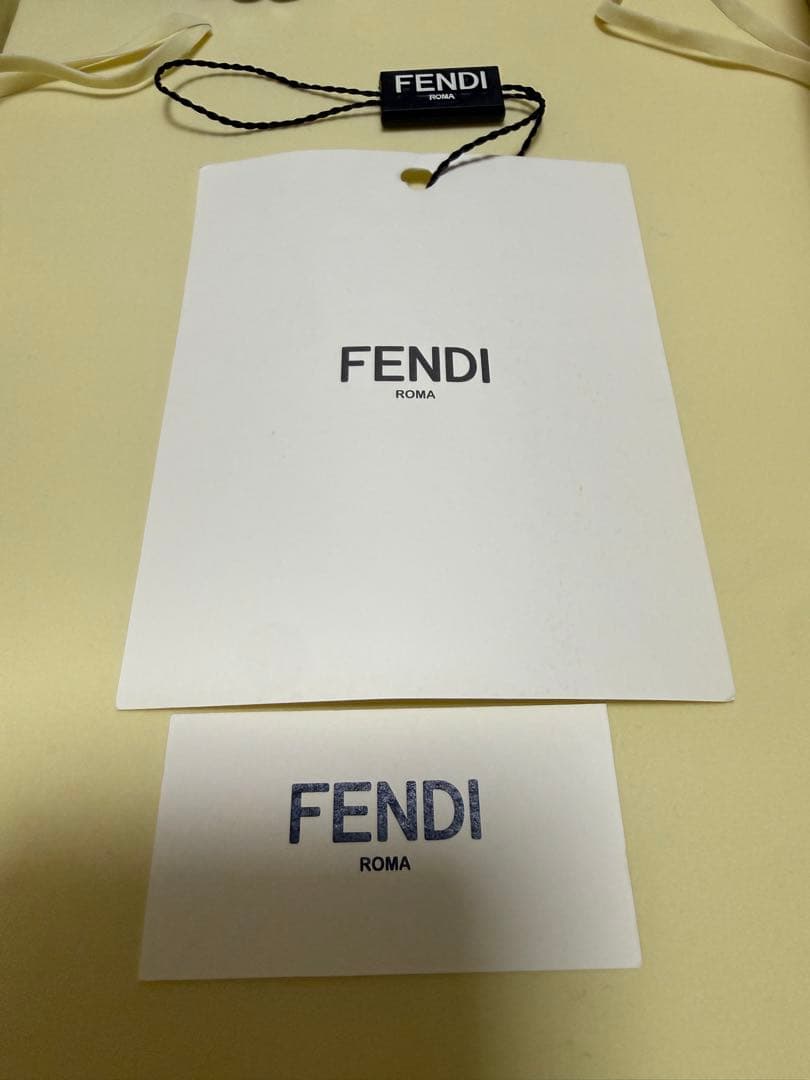 FENDI ネックレス　パラジウム　喜平