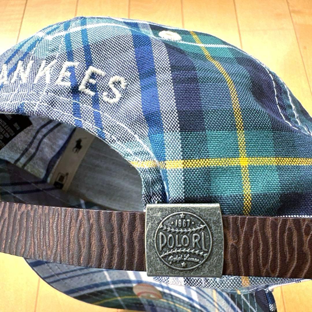 k　ポロラルフローレン×ヤンキース×ニューエラ ×クーパーズタウン cap