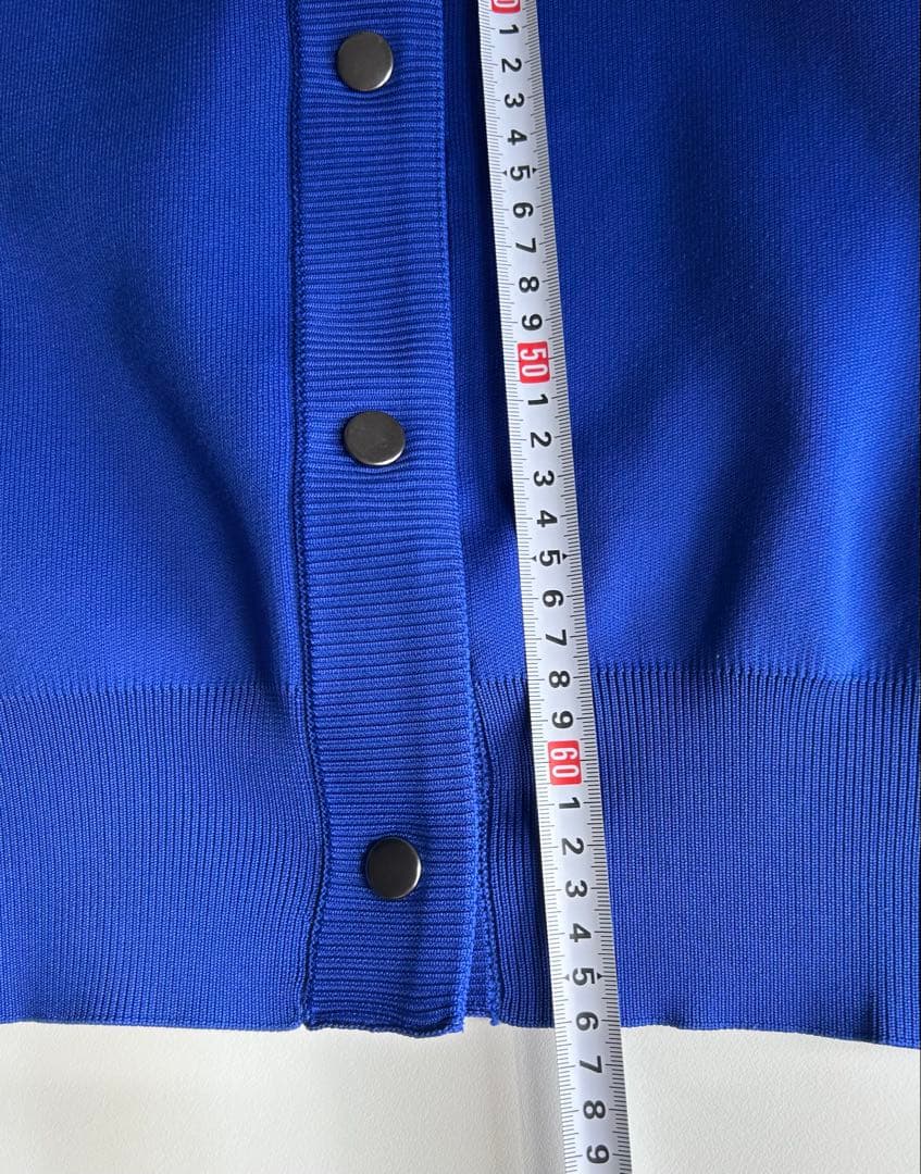 JOURNAL STANDARD ウォッシャブルバナナスリーブカーディガン 青