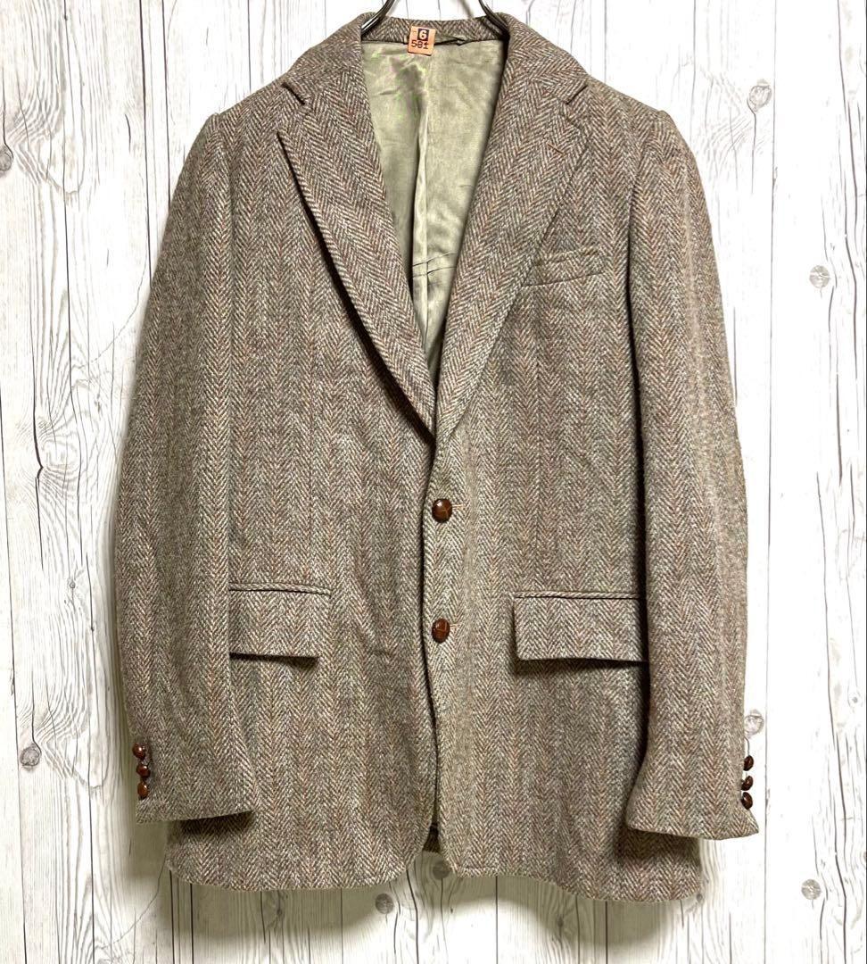Harris Tweed ハリスツイード テーラードジャケット ブレザー 英国