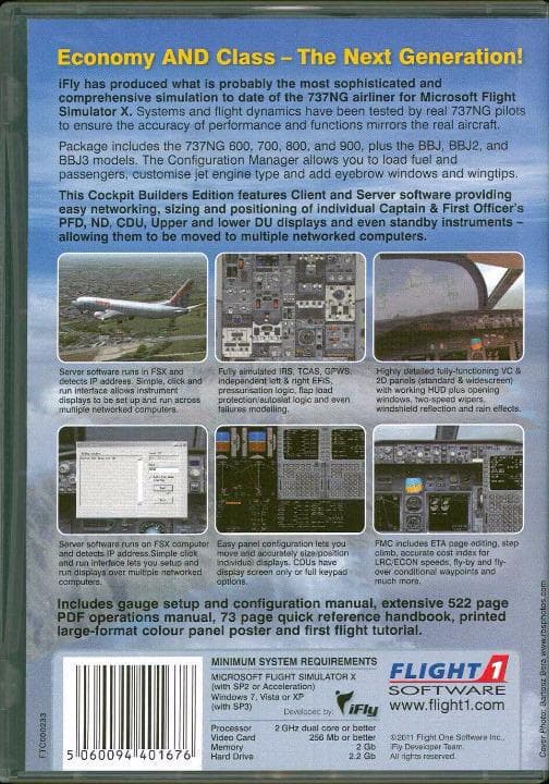 その他 iFly 737NG Pro Cockpit Builders Upgrade