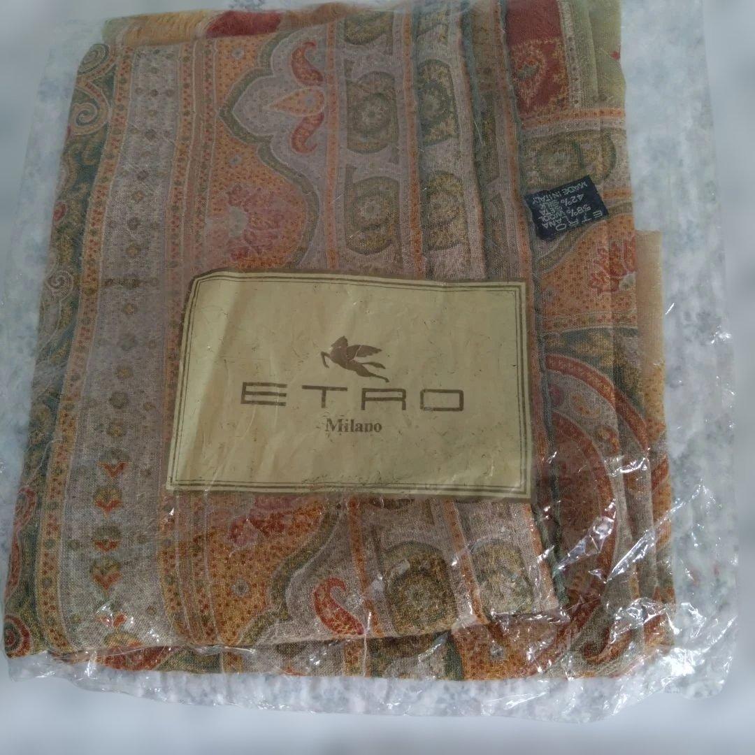 ETRO ペイズリー柄 ストール　値下げ