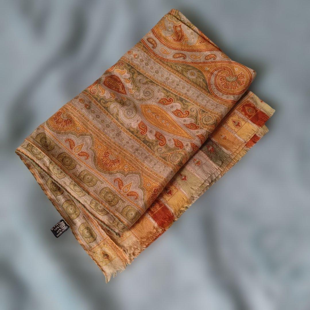 ETRO ペイズリー柄 ストール　値下げ