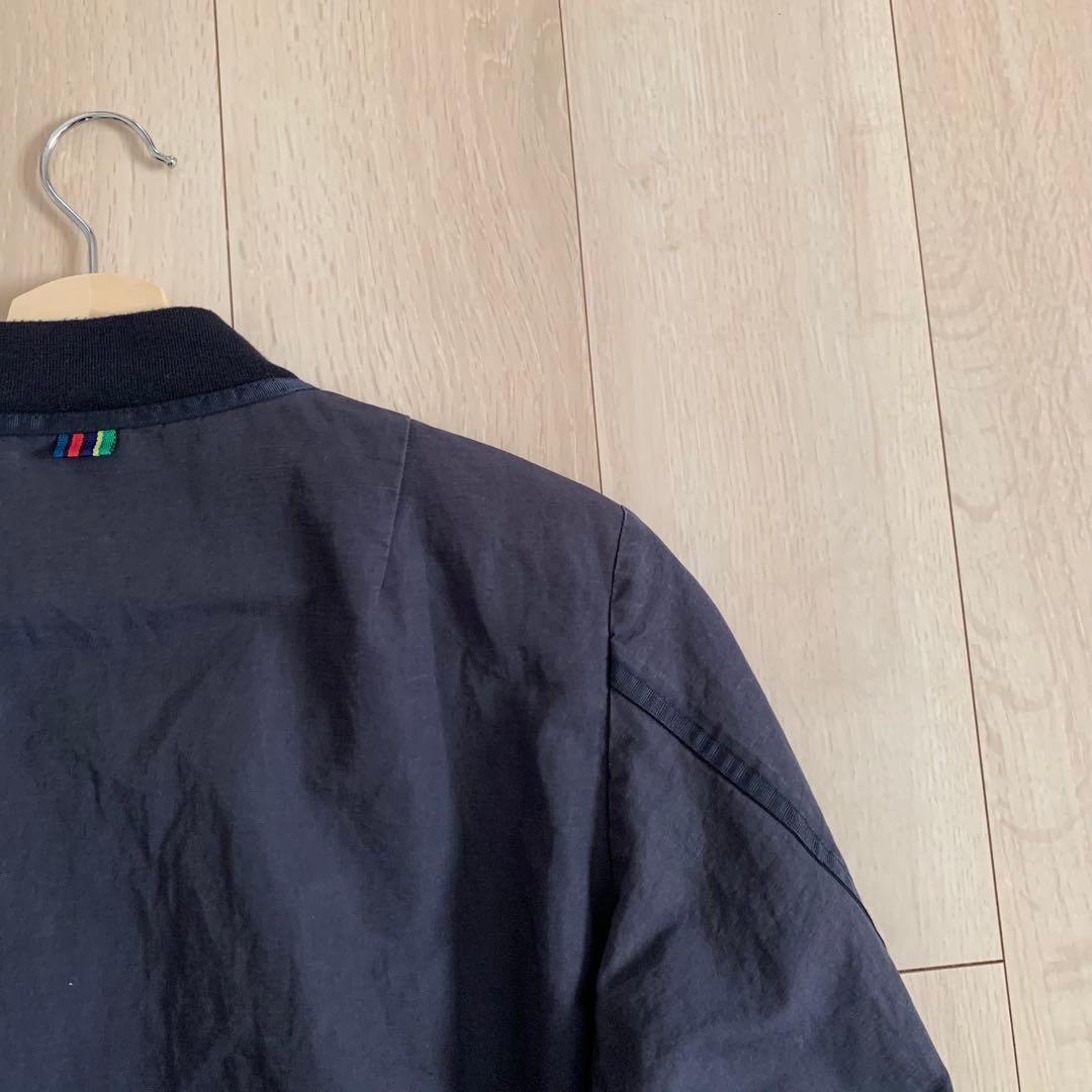 美品　PS Paul Smith MA-1 コットン　Ｌ　メッシュ　ポールスミス