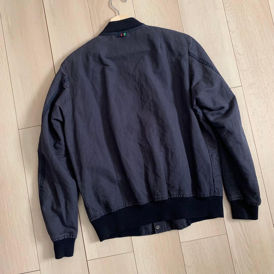 美品　PS Paul Smith MA-1 コットン　Ｌ　メッシュ　ポールスミス