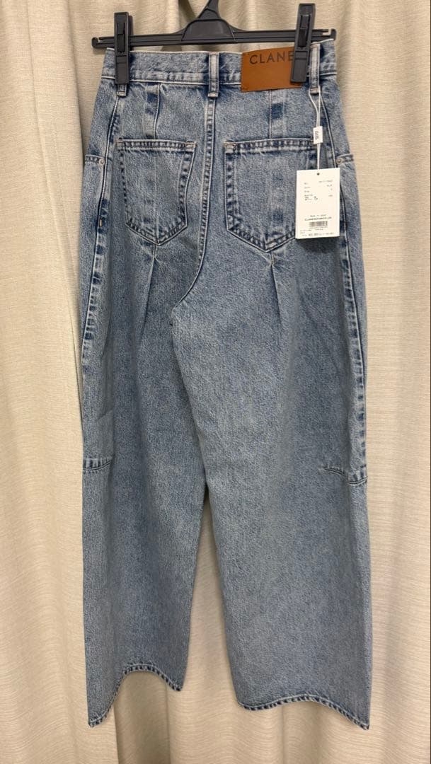 パンツ CLANE COCOON BULKY DENIM PANTS