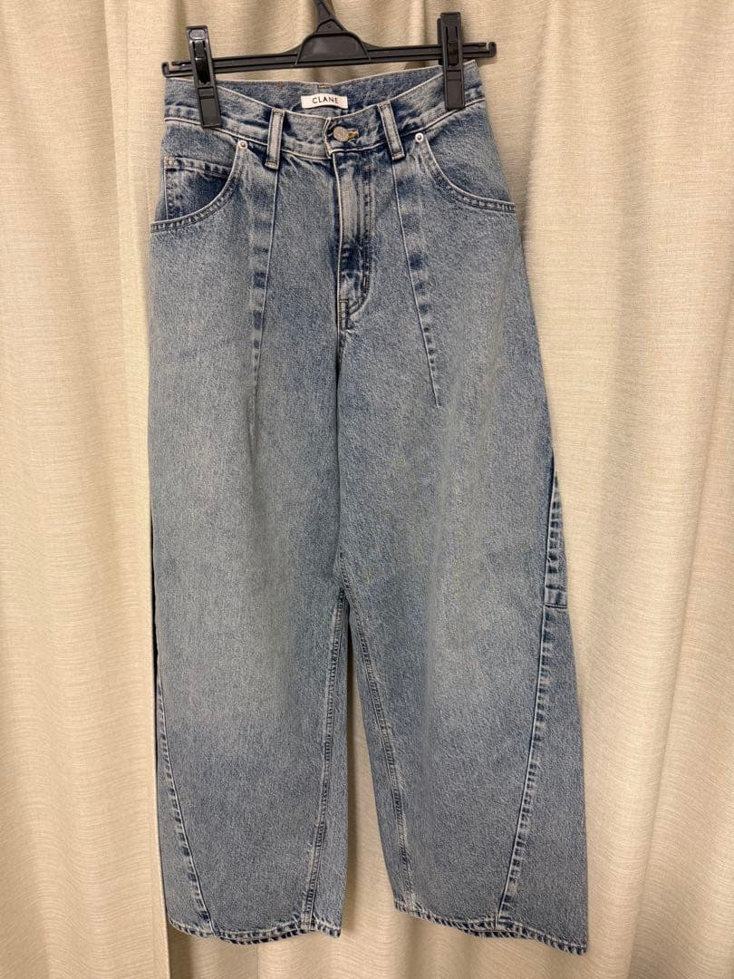 パンツ CLANE COCOON BULKY DENIM PANTS