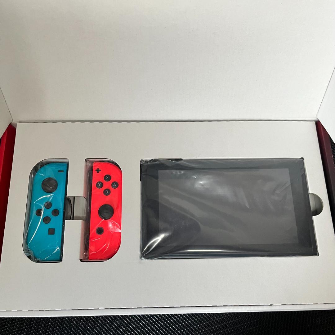 【完備品】Nintendo Switch 本体 バッテリー強化版 ネオン