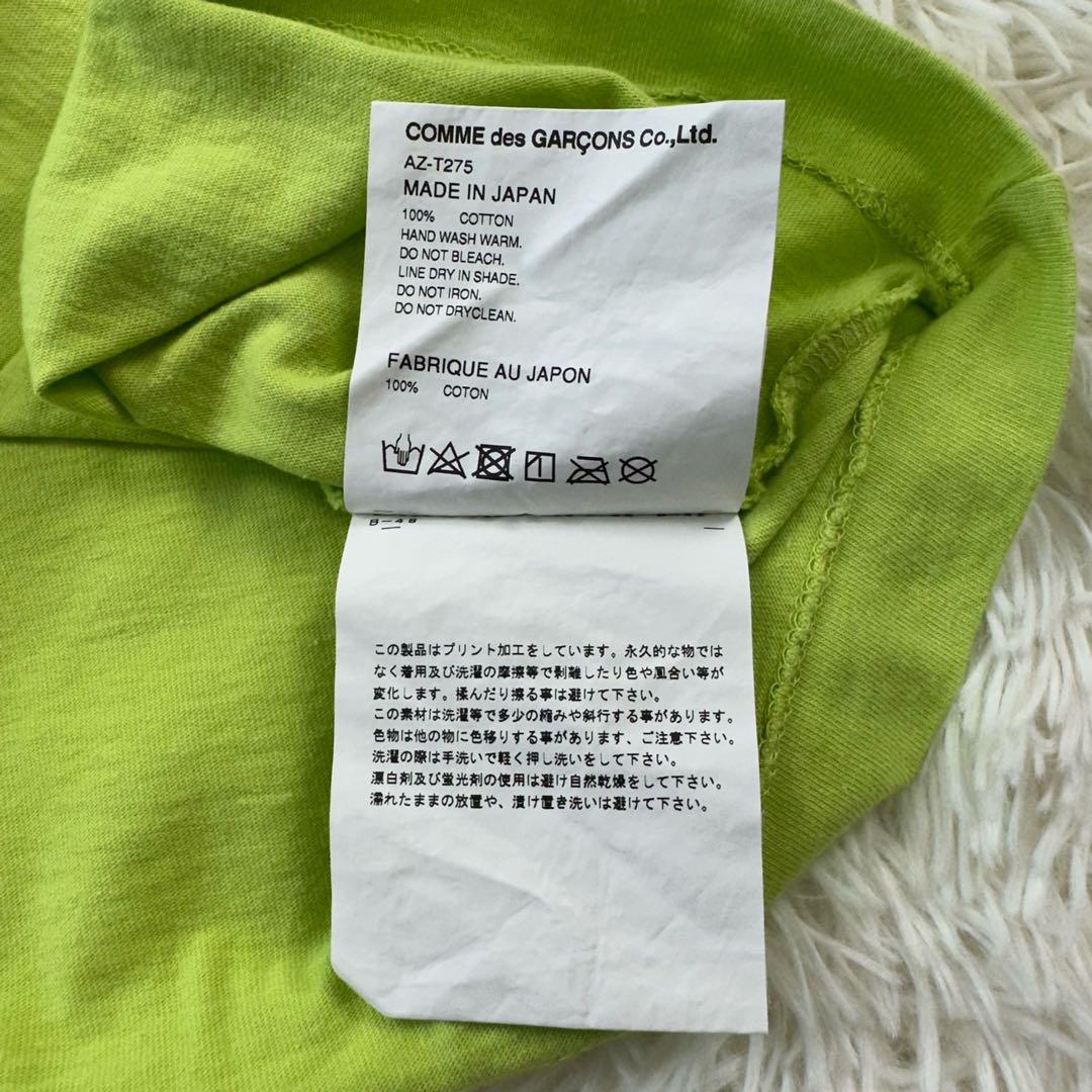 プレイコムデギャルソン Tシャツ Lサイズ グリーン 緑 ビッグハート