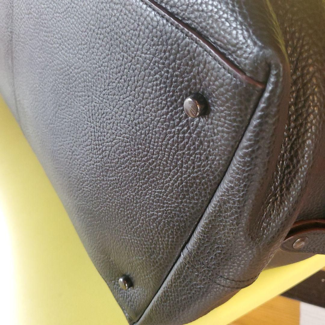 さ*し様 レアCOACHコーチ　 ボストンバック　ブラック黒 レザー ボストンバ