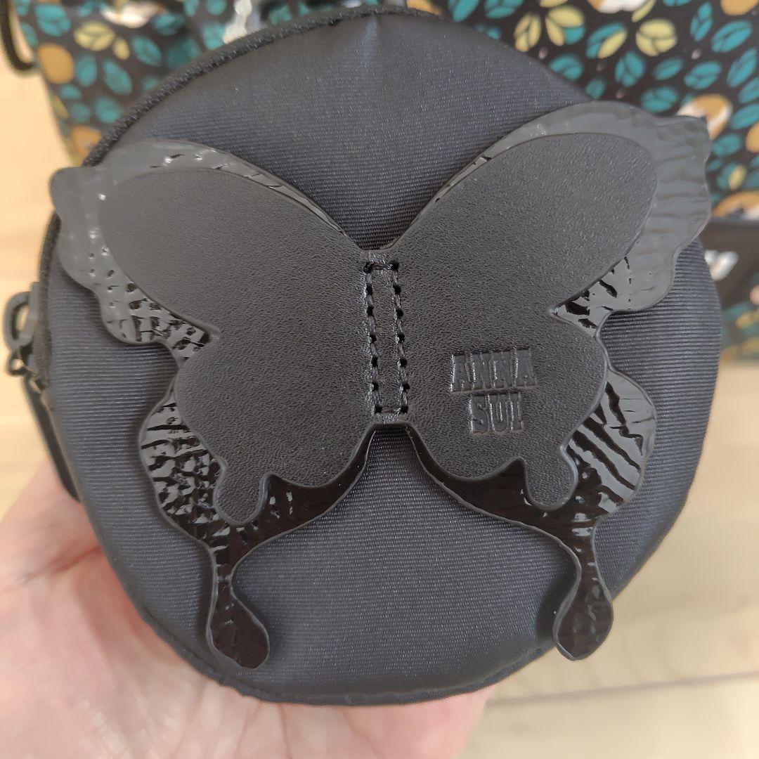 専用！ANNA SUI　ヴァケーションミニボストンバッグ　グリーン