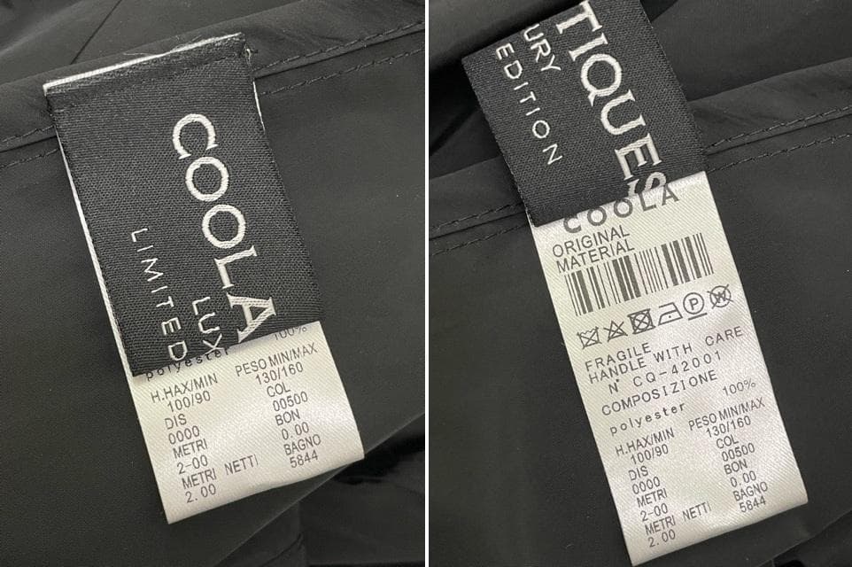 (K11595) クーラ COOLA ビッグヨークスプリングコート