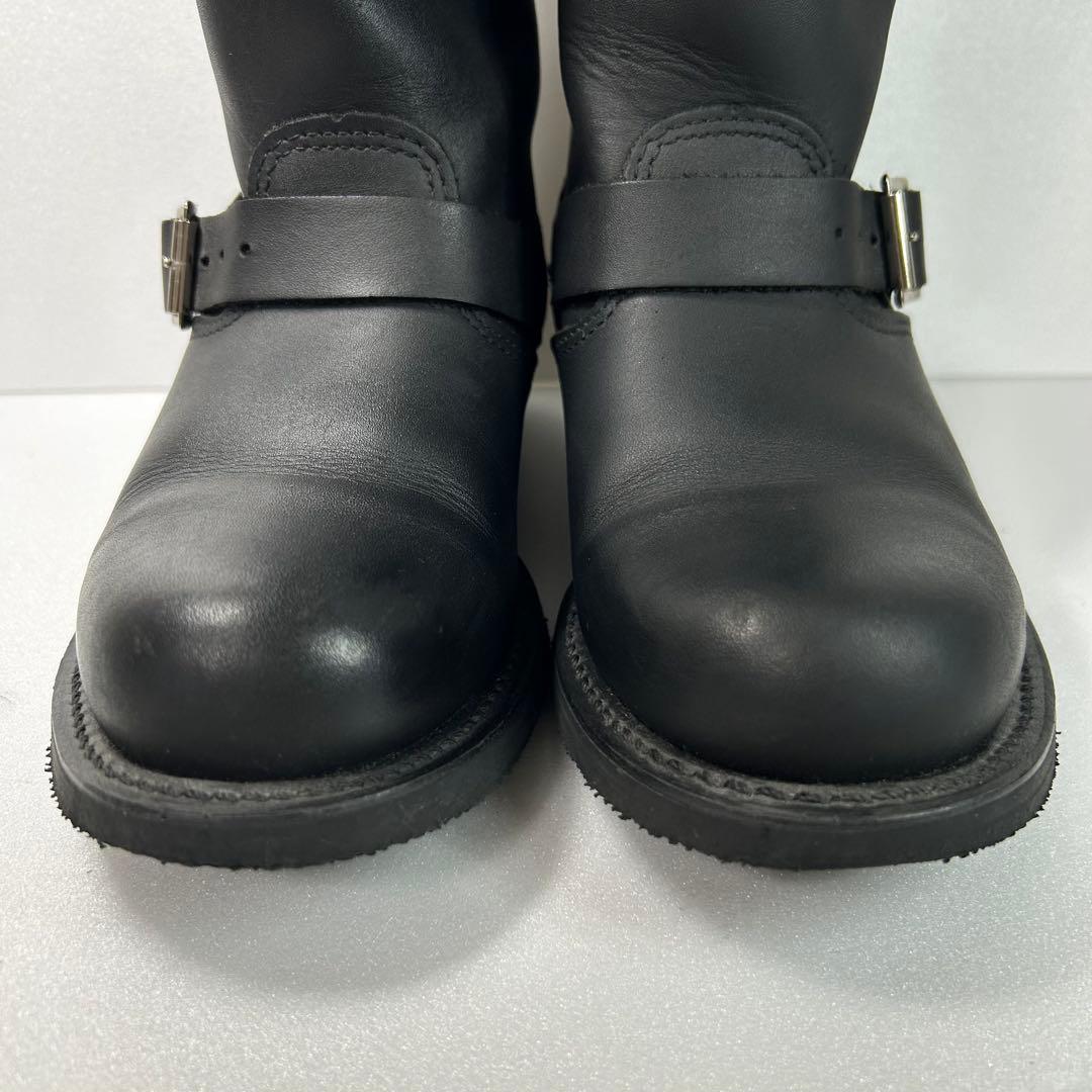 【美品】FRYE フライ エンジニアブーツ 本革 ブラック USA製
