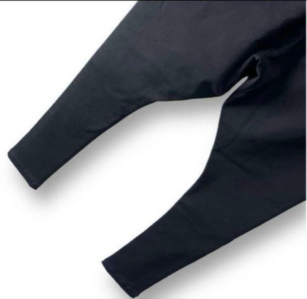 【極美品】CAMBIO・カンビオ・サルエルスーパーストレッチパンツ　ブラック　S