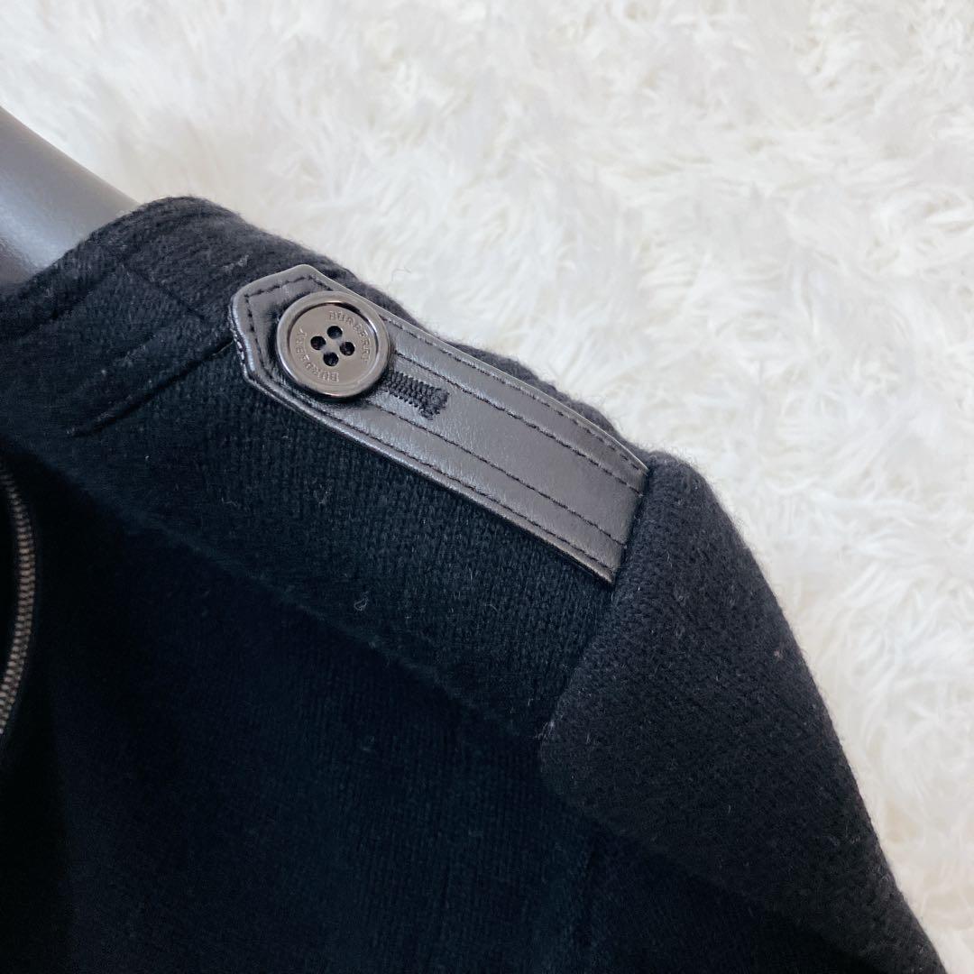 美品 BURBERRY ロンドン ウールワンピース ノバチェック エポーレットM