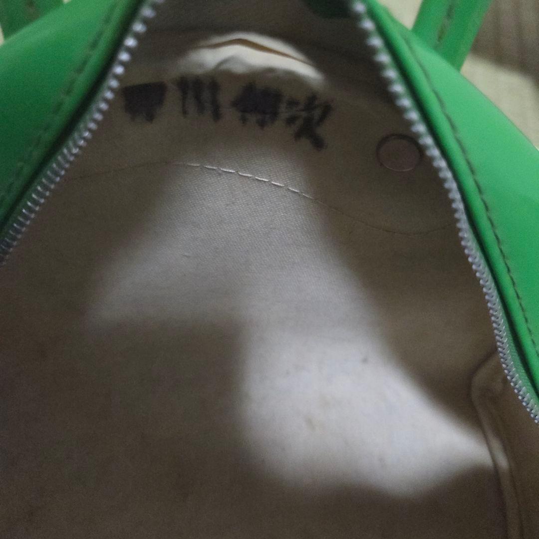 Adidas ミニボストンバッグ レトロ エナメル 稀少 グリーン y2k