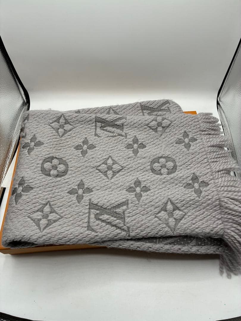 LOUIS VUITTON エシャルプ　ロゴマニアマフラー　M74742