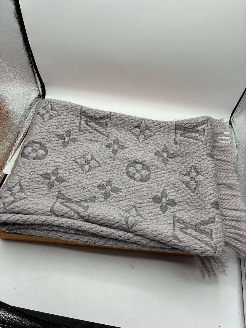 LOUIS VUITTON エシャルプ　ロゴマニアマフラー　M74742