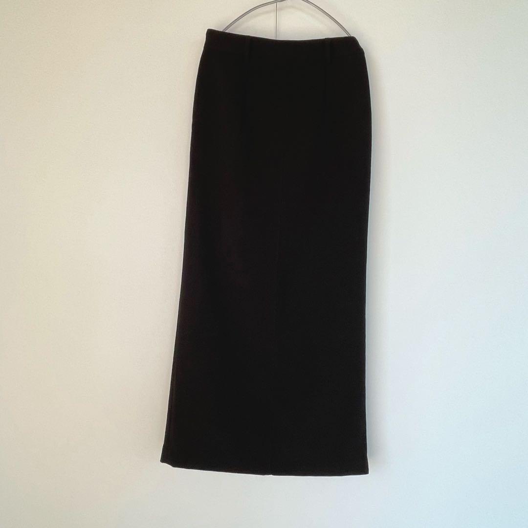美品CLANE ⭐︎2WAY ADJUST LOW WAIST SKIRT 黒　S