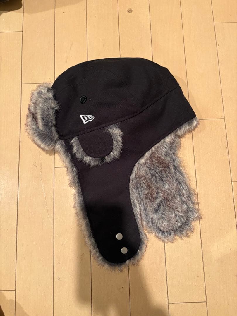 NEW ERA ブラック フライトキャップ