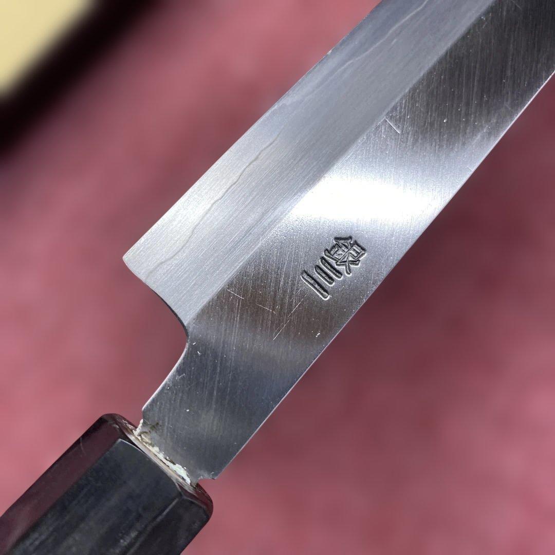 銀三　両刃　柳刃包丁　300㎜ 尺0寸