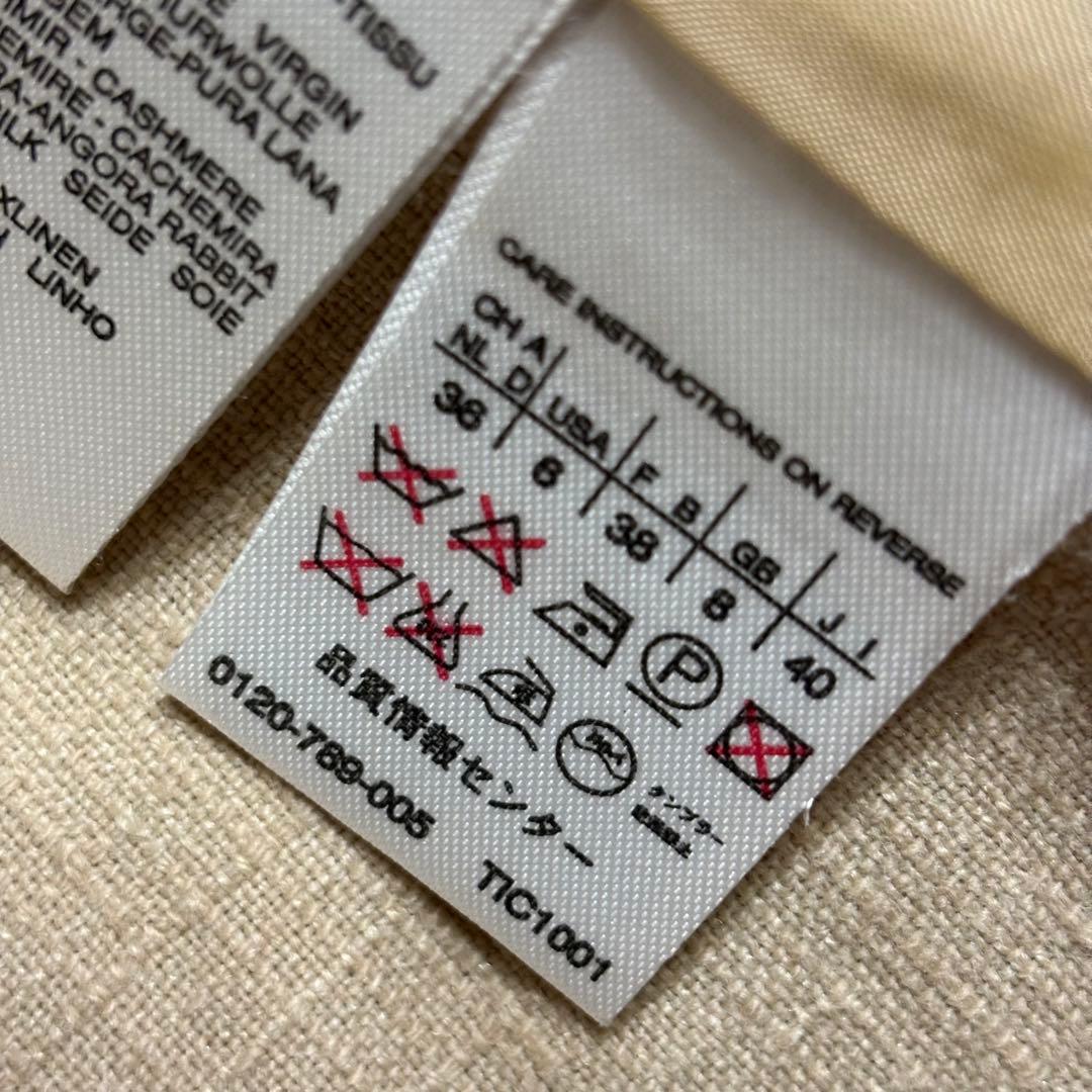 MAX MARA 高級タグ シルク カシミア テーラードジャケット 40