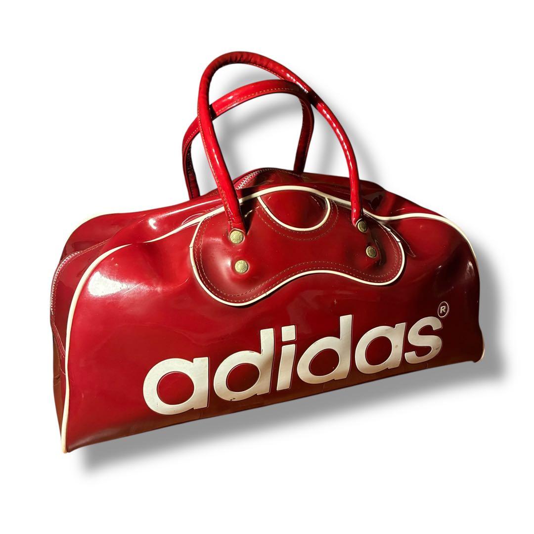 old adidas 80s enamel bag ボストンバック　【希少】