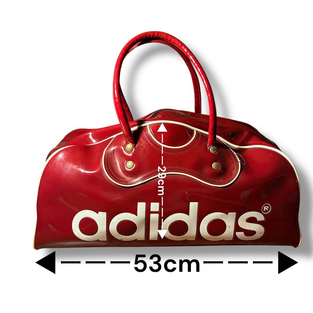 old adidas 80s enamel bag ボストンバック　【希少】