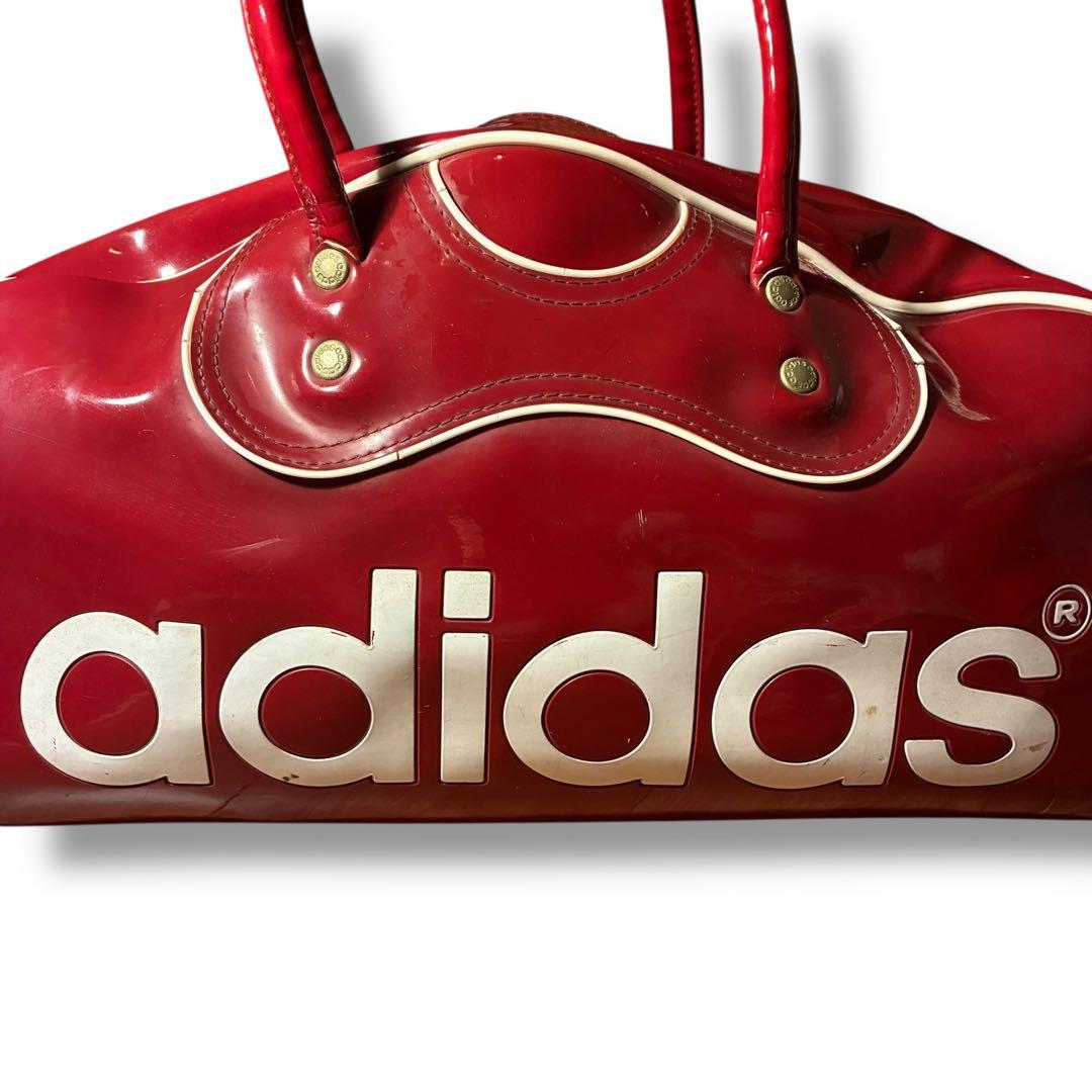 old adidas 80s enamel bag ボストンバック　【希少】
