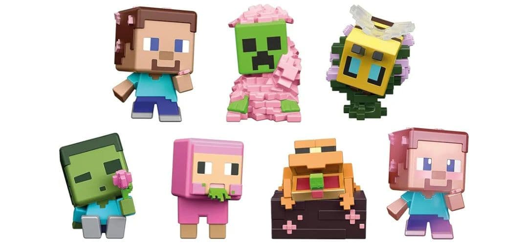 マインクラフト　ミニフィギュア　スポーンエッグ　7個セット　Eアソート　マイクラ